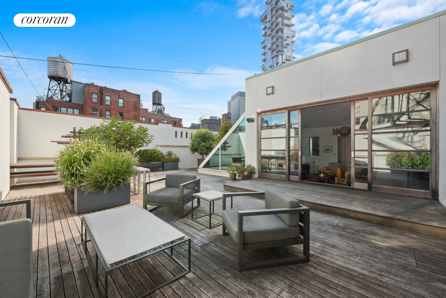 New York City Real Estate | View 140 Franklin Street, PHC | 3 Beds, 4 Baths