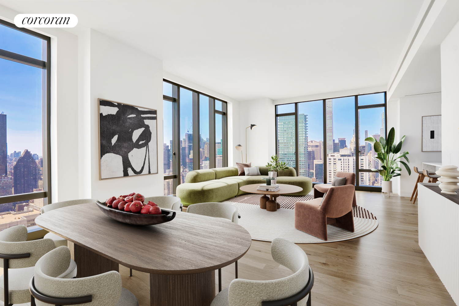New York City Real Estate | View 430 East 58th Street, 58B | 3 Beds, 3 Baths