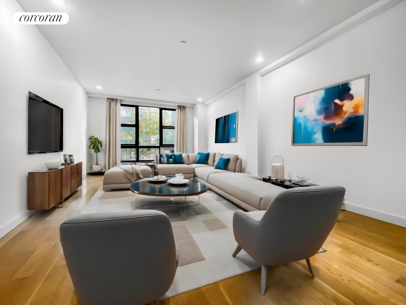 New York City Real Estate | View 1405 Fifth Avenue, 3C | Virtually Staged