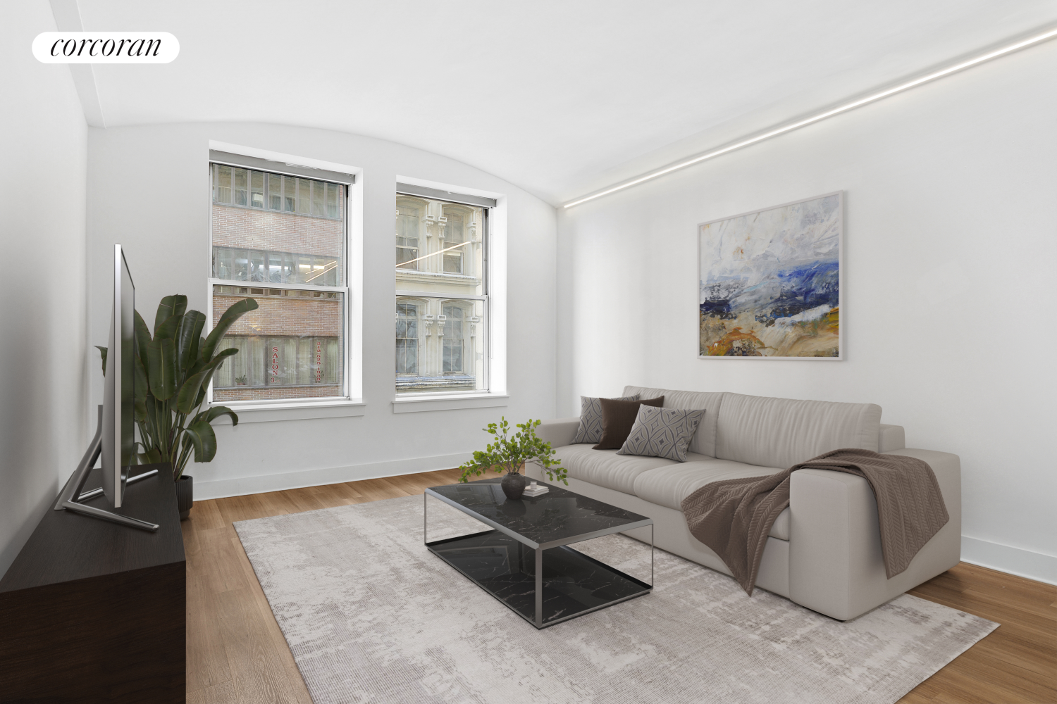 New York City Real Estate | View 130 Fulton Street, 3A | 2 Beds, 1 Bath